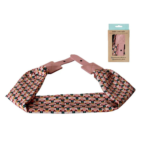 Polarbox Fabric Strap Geometric Pink