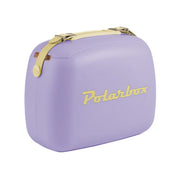 Polarbox Retro Cooler Box 6L Lilac Yellow | Includes 2 Lunch Boxes
