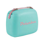 Polarbox Retro Cooler Box 6L Cyan Rosa | Includes 2 Lunch Boxes