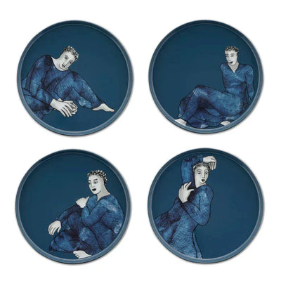 Indigo Blues DINNER PLATE SET OF 4